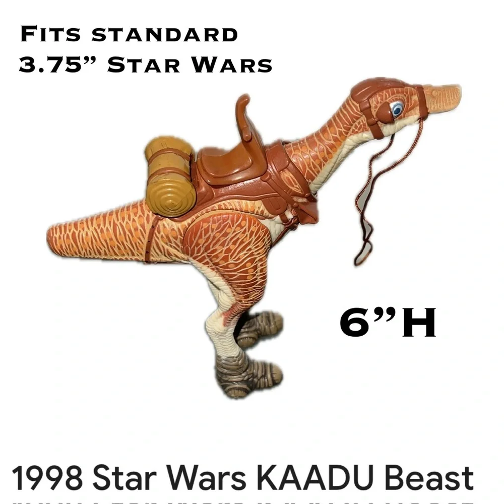 Vintage 1998 Hasbro Star Wars Episode 1 Kaadu Beast Creature 6
